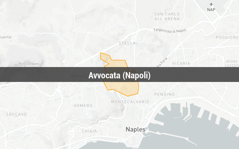 Map of Avvocata (Napoli)