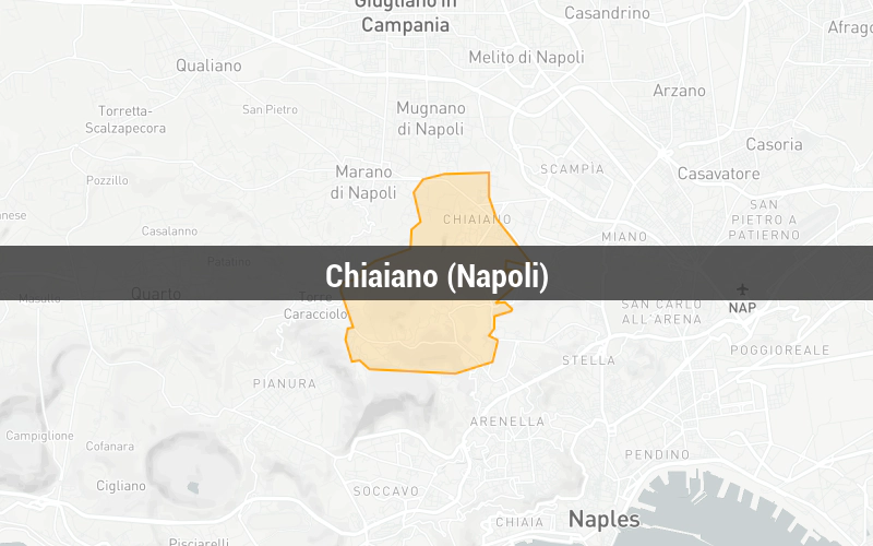 Map of Chiaiano (Napoli)