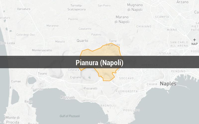 Map of Pianura (Napoli)