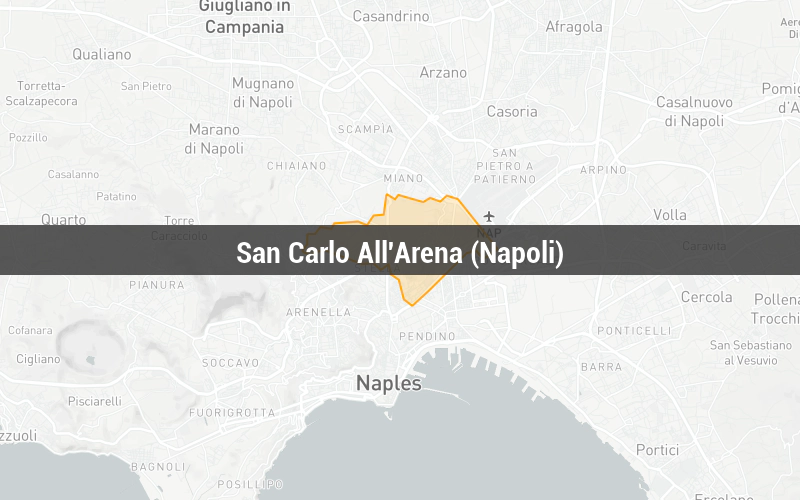 Map of San Carlo All'Arena (Napoli)