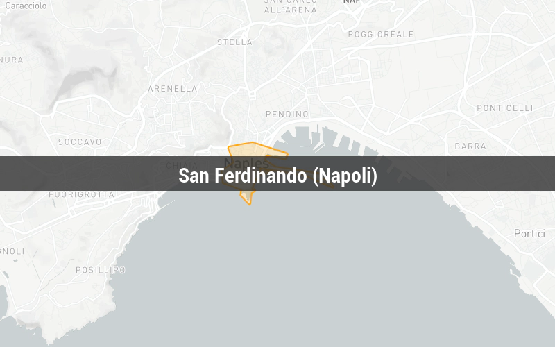 Map of San Ferdinando (Napoli)