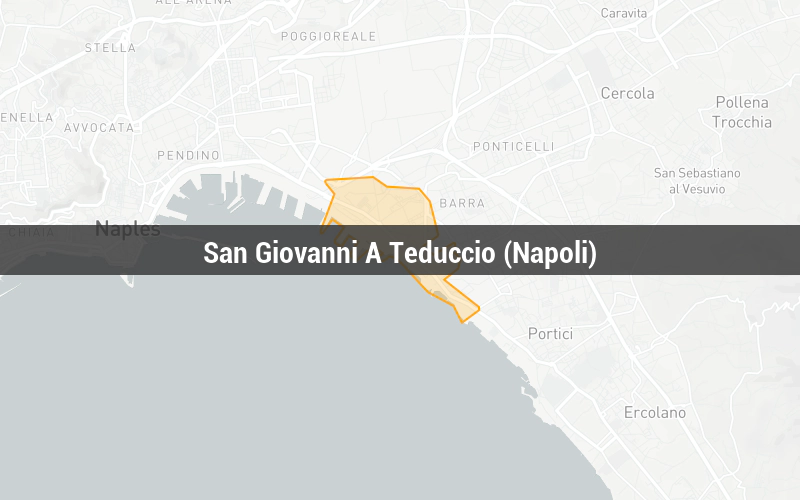 Map of San Giovanni A Teduccio (Napoli)