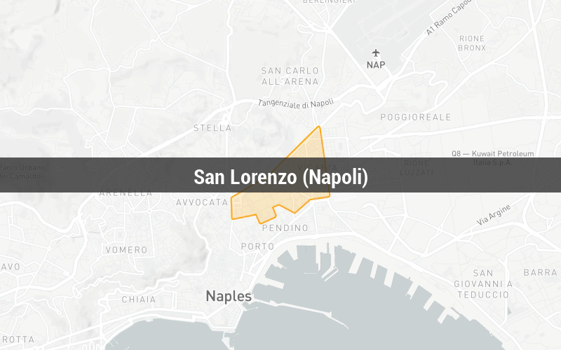 Map of San Lorenzo (Napoli)