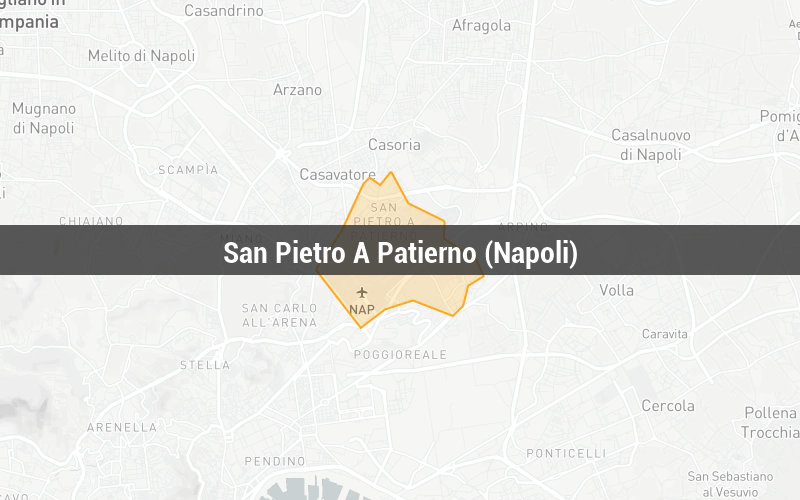 Map of San Pietro A Patierno (Napoli)