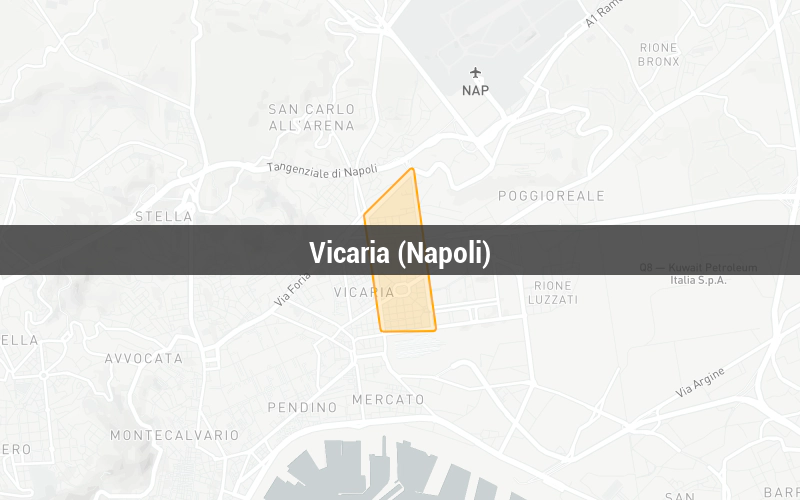 Map of Vicaria (Napoli)