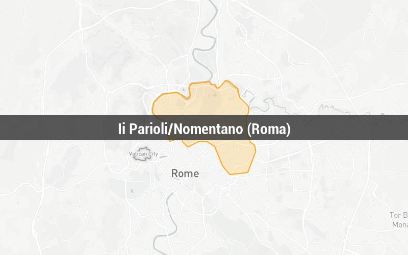 Map of Ii Parioli/Nomentano (Roma)