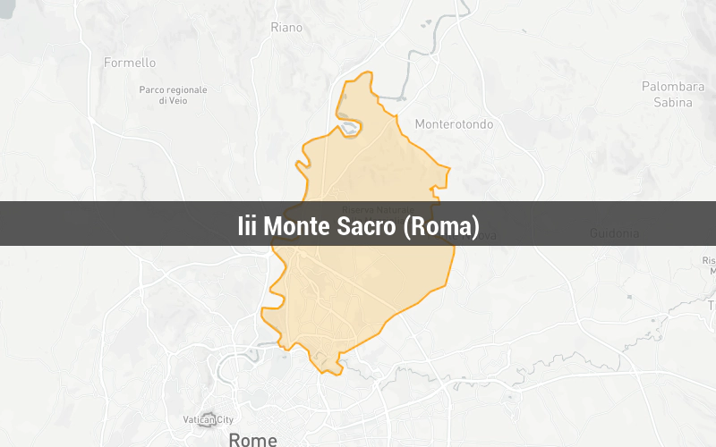 Map of Iii Monte Sacro (Roma)