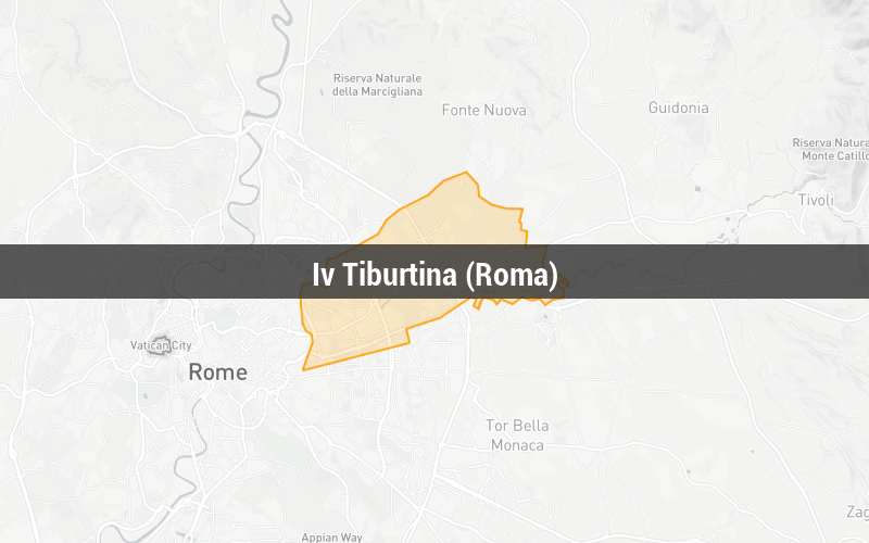 Map of Iv Tiburtina (Roma)