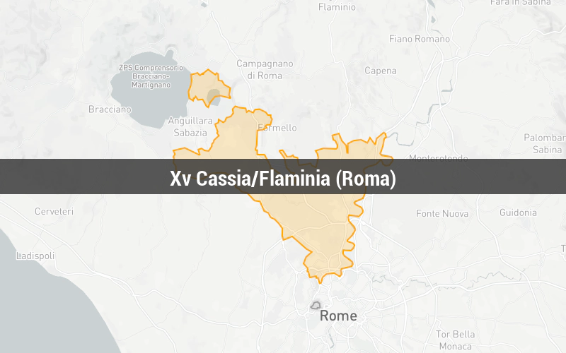 Map of Xv Cassia/Flaminia (Roma)