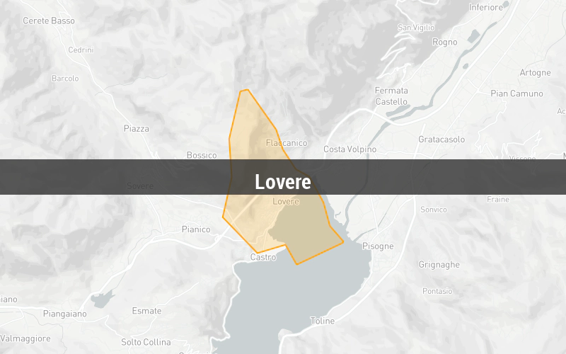 Map of Lovere