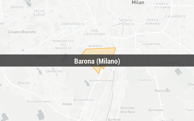 Map of Barona (Milano) Map of Barona (Milano)