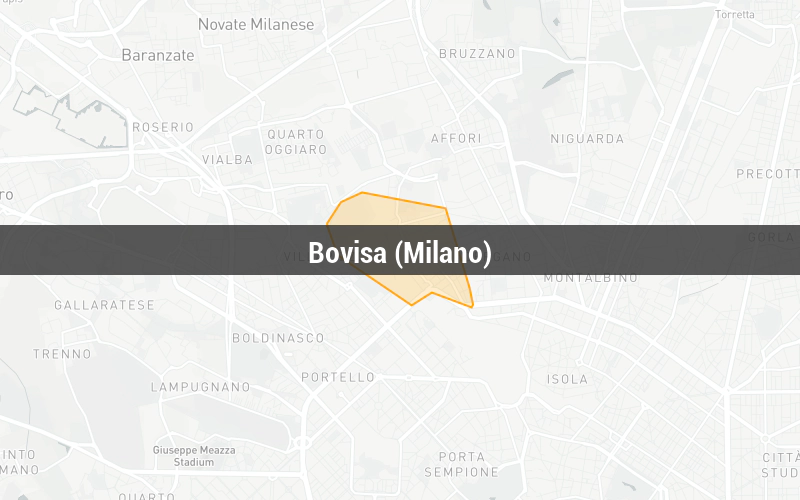 Map of Bovisa (Milano)