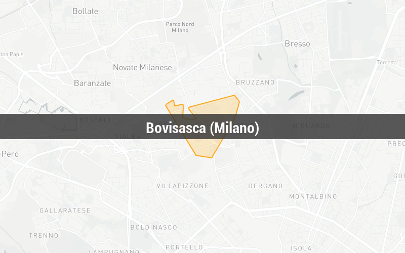 Mappa di Bovisasca (Milano)