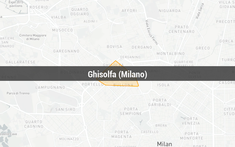 Map of Ghisolfa (Milano)