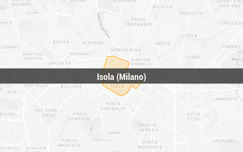 Mappa di Isola (Milano)