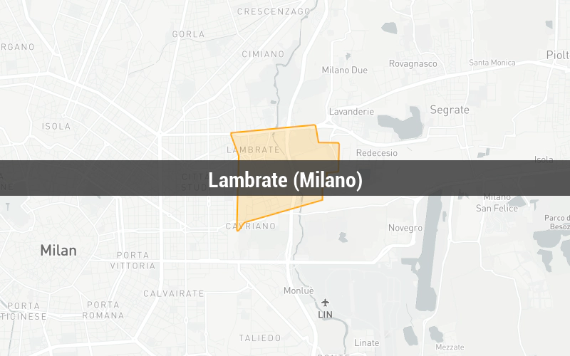 Mappa di Lambrate (Milano) Mappa di Lambrate (Milano)