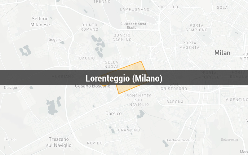 Mappa di Lorenteggio (Milano)