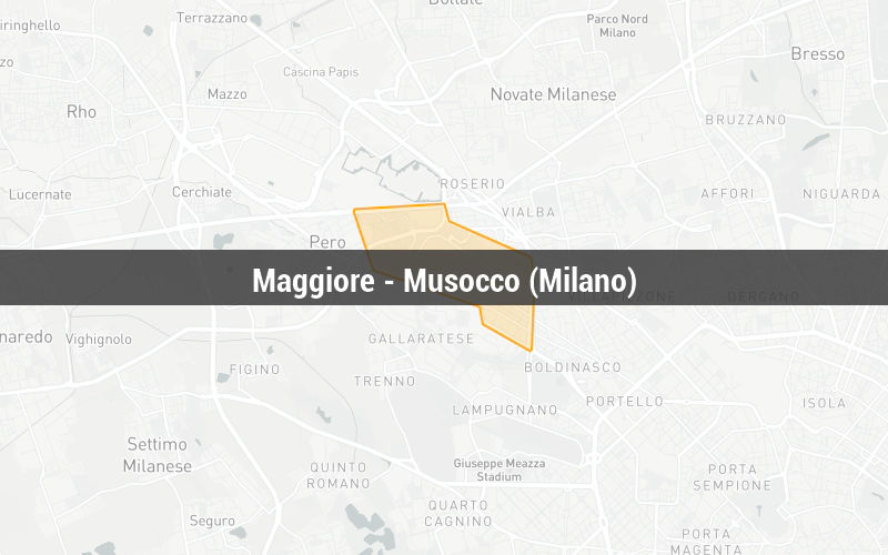 Map of Maggiore - Musocco (Milano)