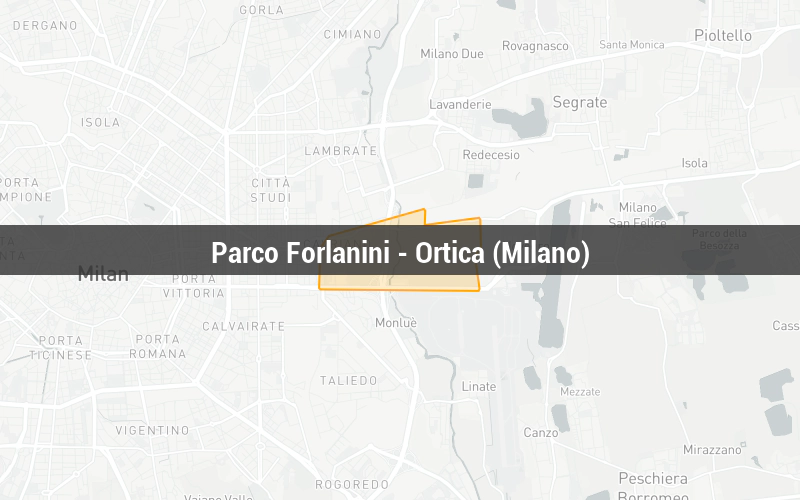 Map of Parco Forlanini - Ortica (Milano)