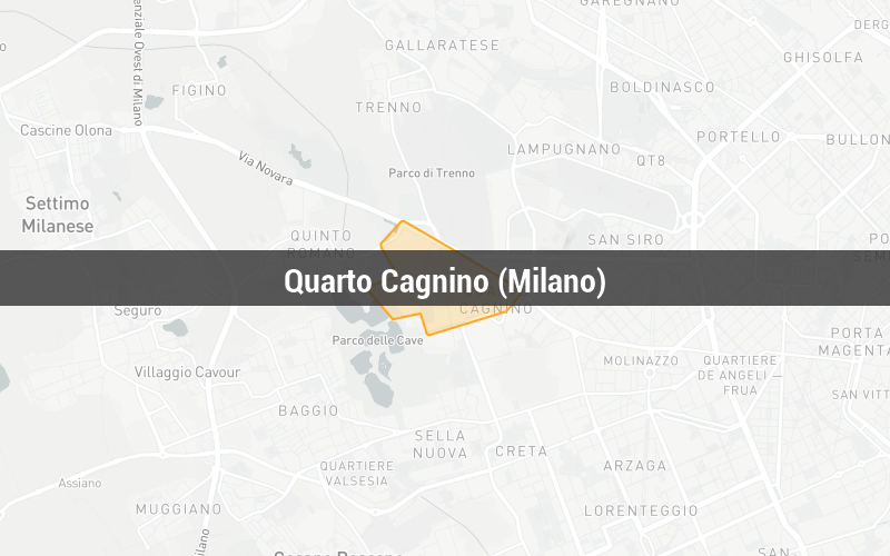 Map of Quarto Cagnino (Milano)
