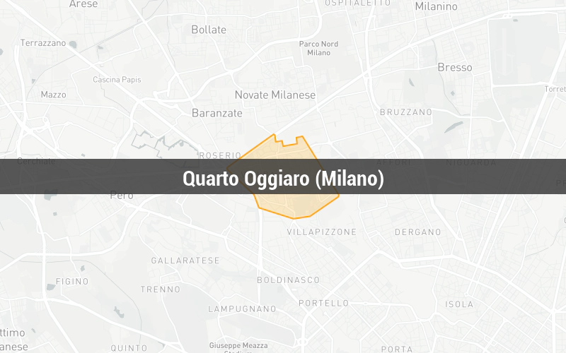Map of Quarto Oggiaro (Milano)