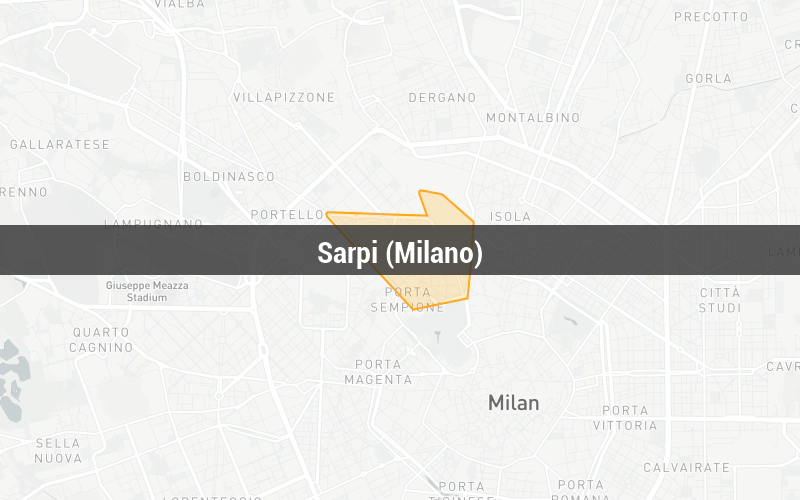 Map of Sarpi (Milano)