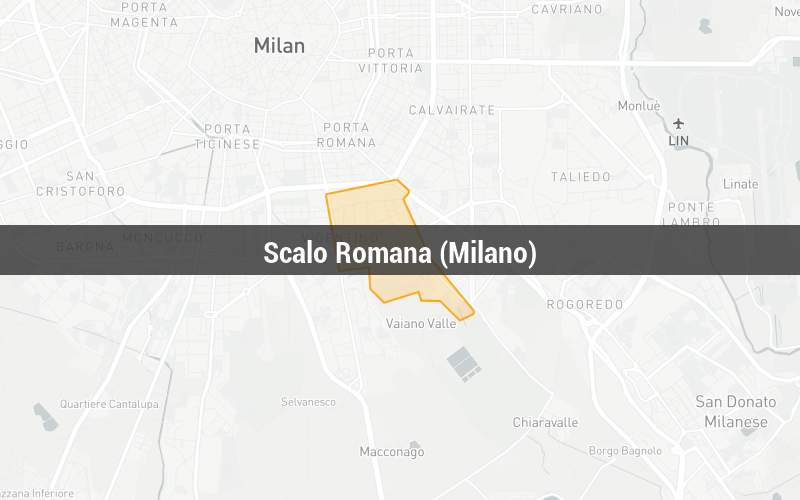 Mappa di Scalo Romana (Milano)