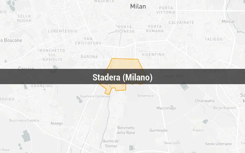 Mappa di Stadera (Milano)