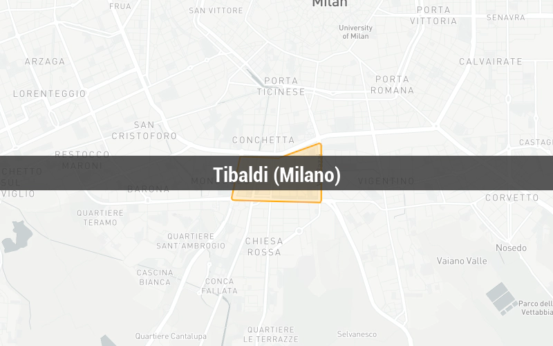Map of Tibaldi (Milano)