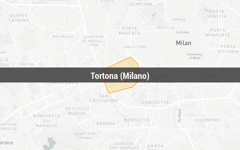 Mappa di Tortona (Milano) Mappa di Tortona (Milano)