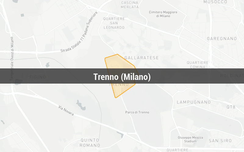 Mappa di Trenno (Milano)