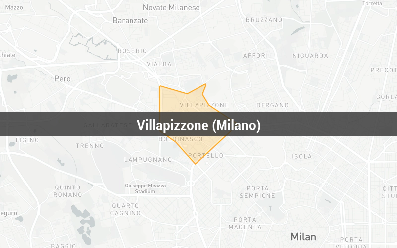 Mappa di Villapizzone (Milano) Mappa di Villapizzone (Milano)