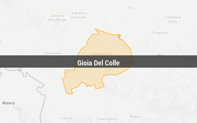 Map of Gioia Del Colle