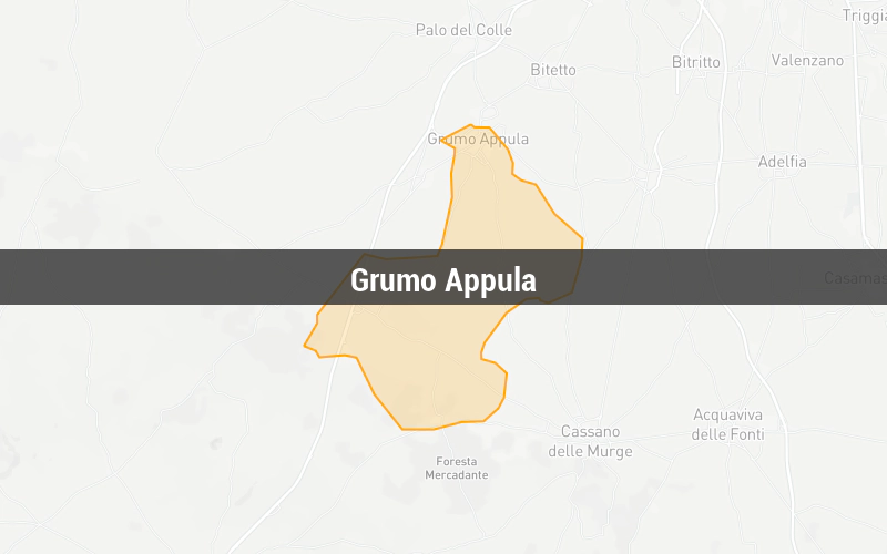 Mappa di Grumo Appula