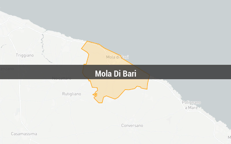 Map of Mola Di Bari