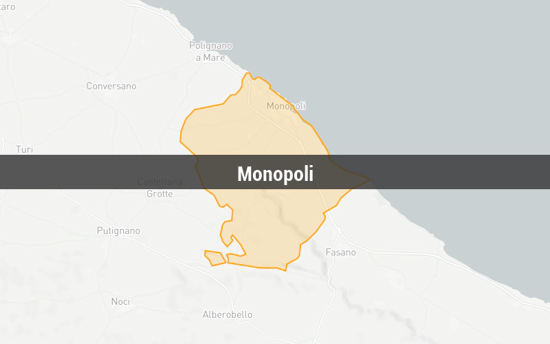 Map of Monopoli