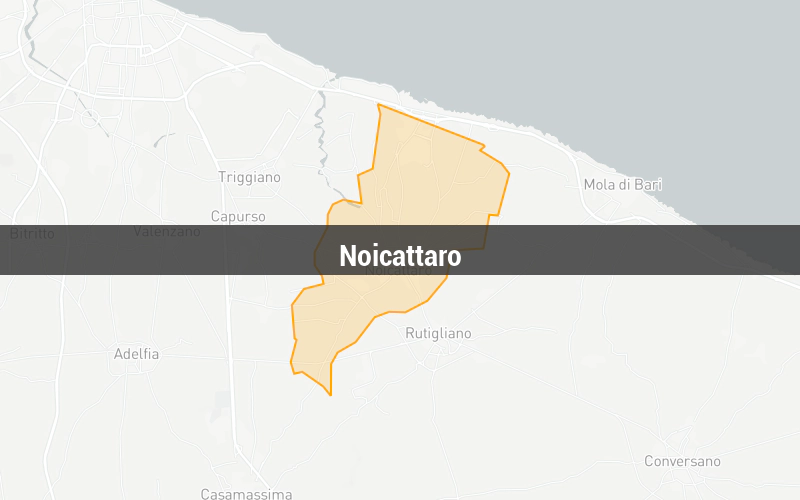 Map of Noicattaro