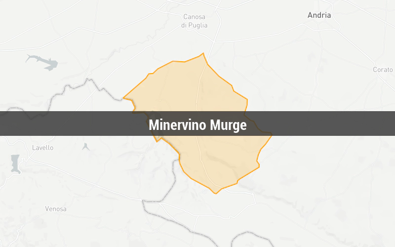 Map of Minervino Murge