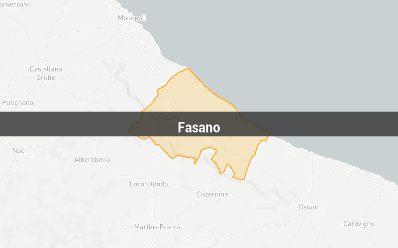 Map of Fasano