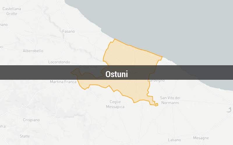 Map of Ostuni