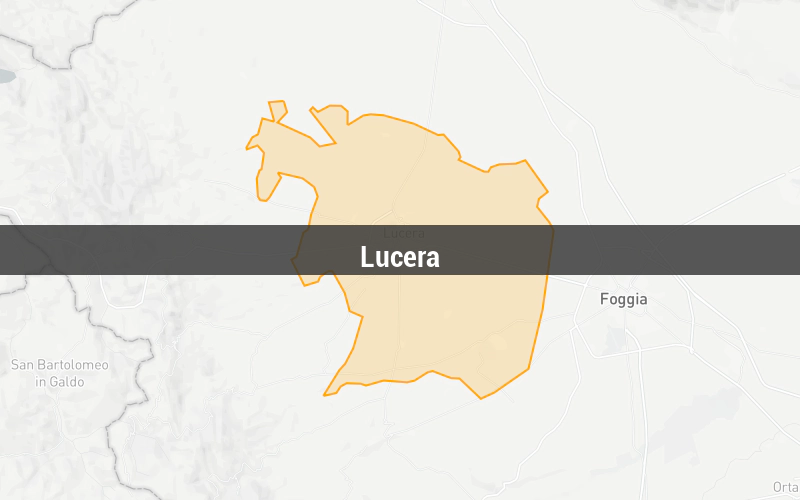 Map of Lucera