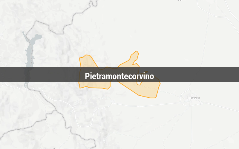 Mappa di Pietramontecorvino