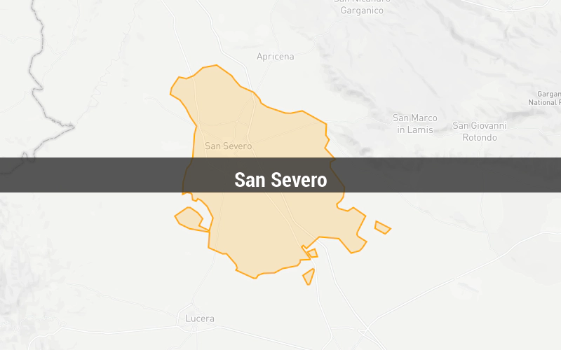 Map of San Severo