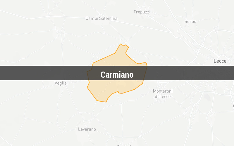 Map of Carmiano
