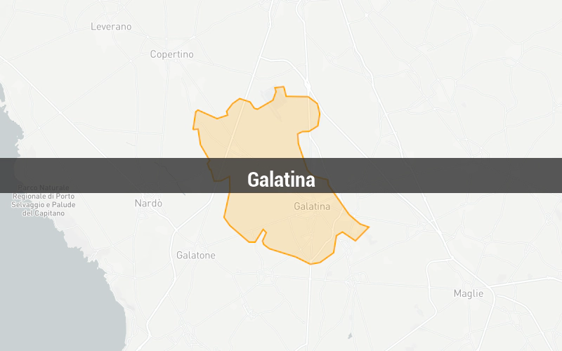 Mappa di Galatina