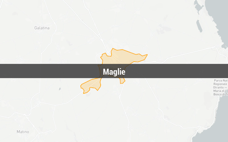 Map of Maglie