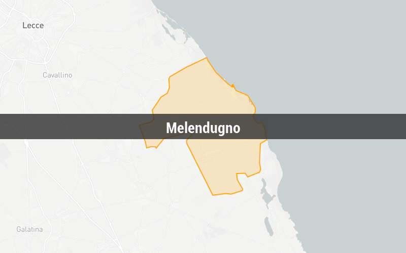 Map of Melendugno