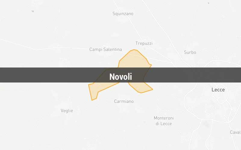 Map of Novoli