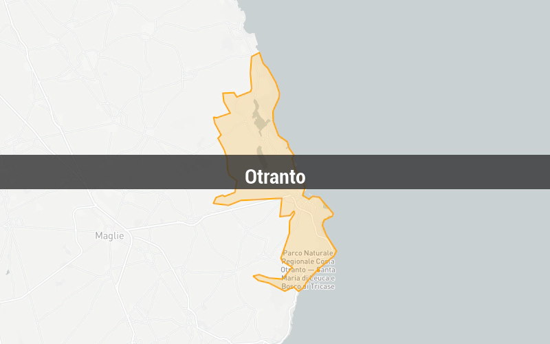 Map of Otranto