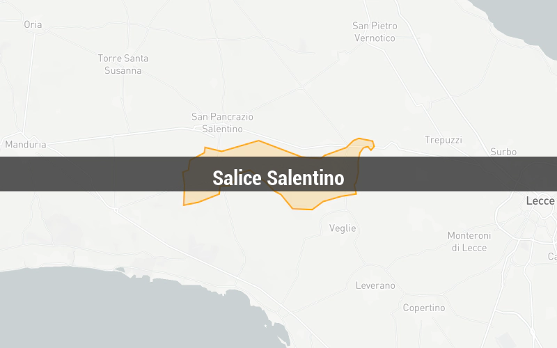 Mappa di Salice Salentino